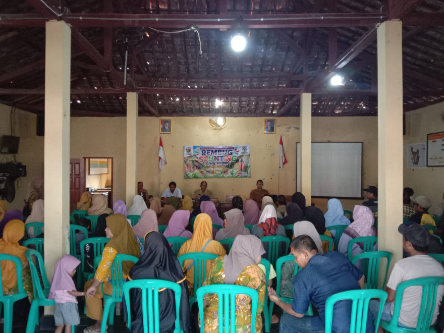 Pemerintah Desa Bulaksari Gelar Rembug Stunting